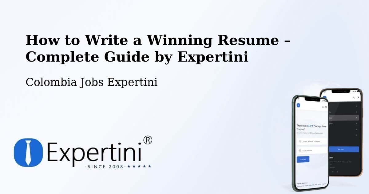 Resume Writing Guide for Job Seekers – Colombia - Colombia, Colombia Jobs Expertini
